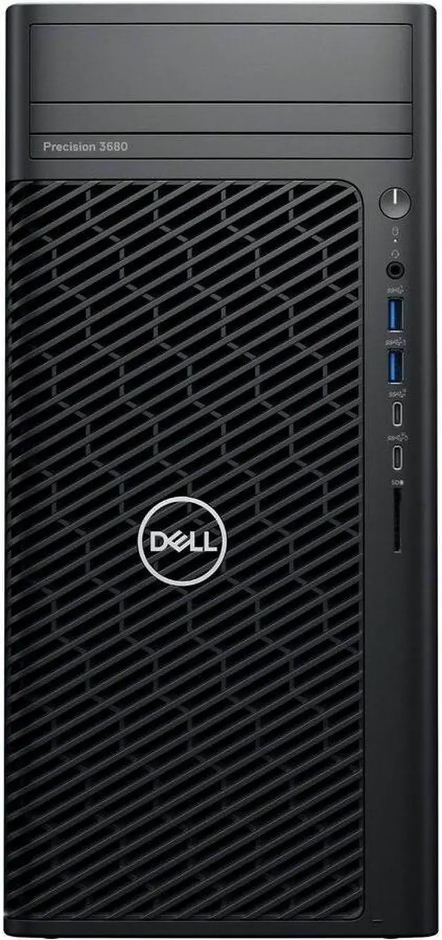 Alt view image 2 of 8 - Dell Precision 3680 Workstation - Intel Core i7 14th Gen i7-14700 - vPro Technology - 16 GB - 512 GB SSD - Windows 11 Pro - AMD Radeon Pro W6400 4 GB Graphics - DVD-Writer - Black  NVY8C