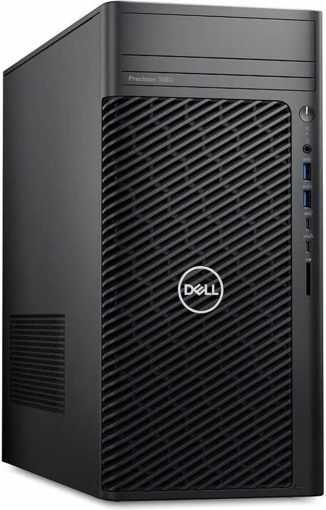 Alt view image 5 of 8 - Dell Precision 3680 Workstation - Intel Core i7 14th Gen i7-14700 - vPro Technology - 16 GB - 512 GB SSD - Windows 11 Pro - AMD Radeon Pro W6400 4 GB Graphics - DVD-Writer - Black  NVY8C
