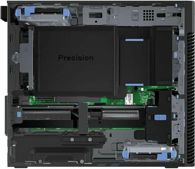 Alt view image 7 of 8 - Dell Precision 3680 Workstation - Intel Core i7 14th Gen i7-14700 - vPro Technology - 16 GB - 512 GB SSD - Windows 11 Pro - AMD Radeon Pro W6400 4 GB Graphics - DVD-Writer - Black  NVY8C