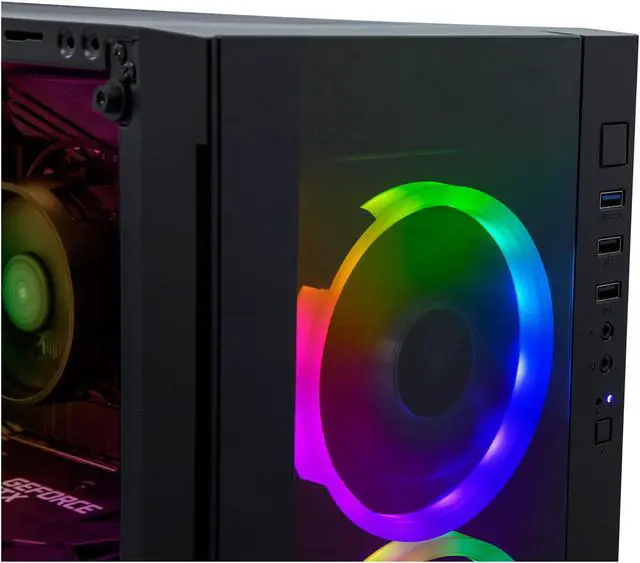 Alt view image 7 of 7 - Yeyian Gaming Desktop Katana R01 YPB-KAT-R01 AMD Ryzen 5 5600X 16GB DDR4 1 TB NVMe SSD GeForce RTX 3060 Ti Windows 10 Home 64-bit