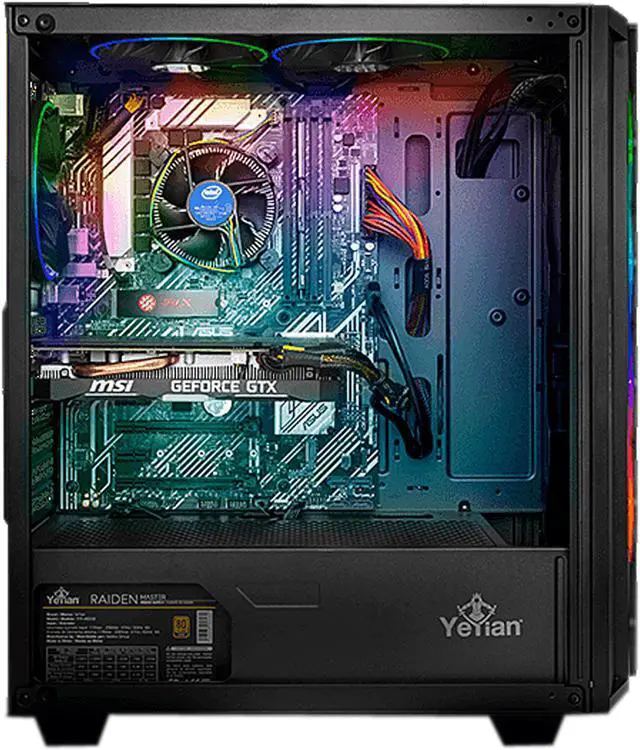 Alt view image 5 of 12 - Yeyian Gaming Desktop Shoge X11 Intel Core i5-11400F 8GB DDR4 500 GB NVMe SSD GeForce GTX 1660 SUPER Windows 11 Home 64-bit
