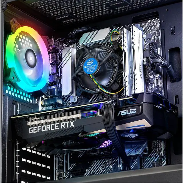 Alt view image 8 of 12 - Yeyian Gaming Desktop Katana X10 Intel Core i5-11400F 16GB DDR4 500 GB NVMe SSD GeForce RTX 3060 Ti Windows 11 Home 64-bit