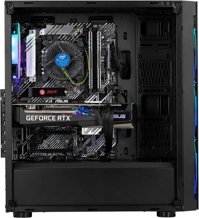 Alt view image 6 of 12 - Yeyian Gaming Desktop Katana X10 Intel Core i5-11400F 16GB DDR4 500 GB NVMe SSD GeForce RTX 3060 Ti Windows 11 Home 64-bit