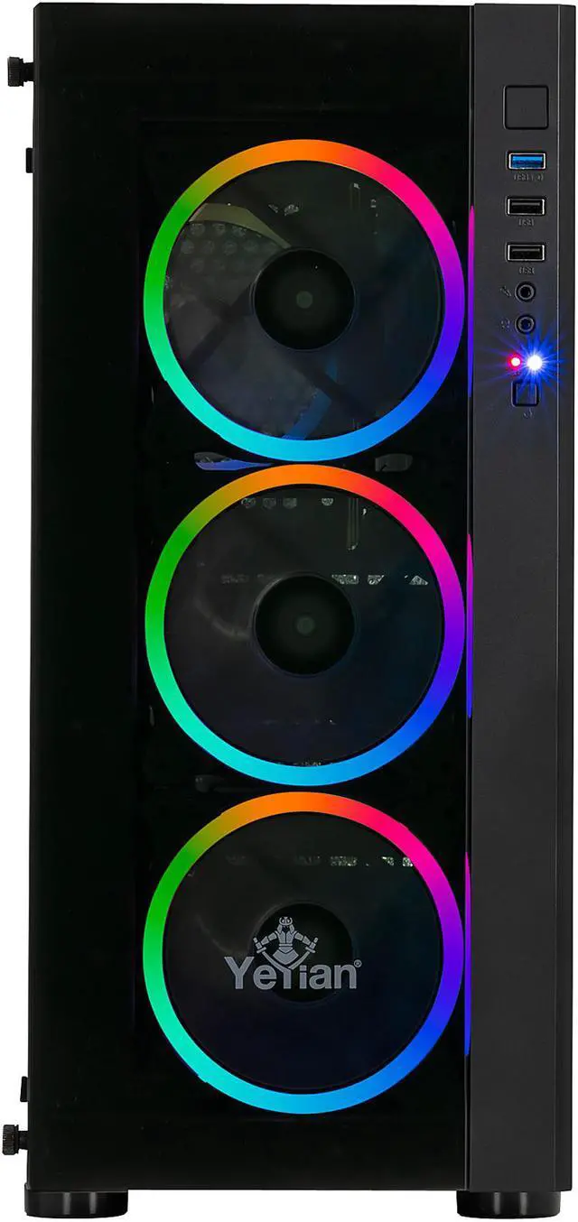Alt view image 3 of 12 - Yeyian Gaming Desktop Katana X10 Intel Core i5-11400F 16GB DDR4 500 GB NVMe SSD GeForce RTX 3060 Ti Windows 11 Home 64-bit
