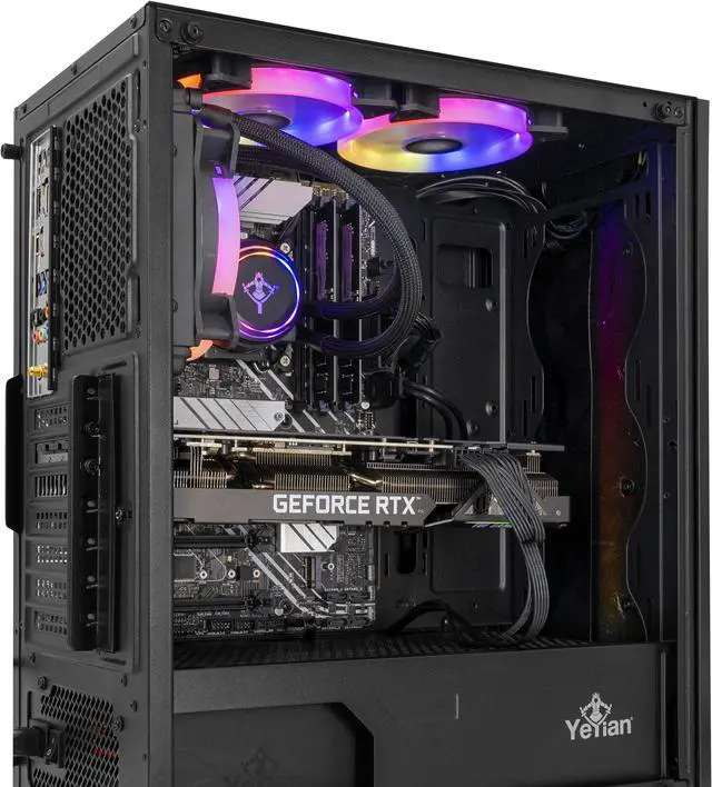 Alt view image 5 of 10 - Yeyian Gaming Desktop YPI-SHOX13-01 Intel Core i5 13th Gen 13600KF (3.50GHz) 16GB DDR5 1TB NVMe SSD NVIDIA GeForce RTX 3070 Windows 11 Home