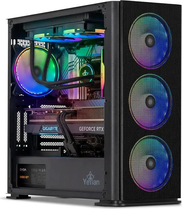 Alt view image 2 of 9 - Yeyian Gaming Desktop YPI-ODAX13-04 Intel Core i7-13700KF 32GB DDR5 2TB SSD GeForce RTX 4080 Windows 11 Home