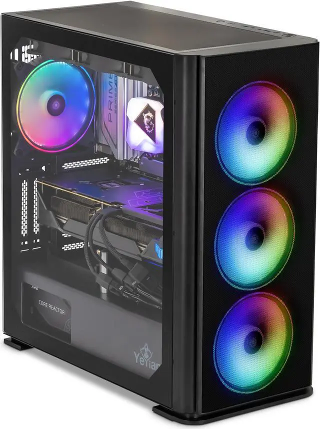 Alt view image 5 of 7 - Yeyian Gaming Desktop Odachi YPA-OD790DC-79W1U AMD Ryzen 9 7900X3D 32GB DDR5 1TB PCIe SSD AMD Radeon RX 7900 XTX Windows 11 Home 64-bit