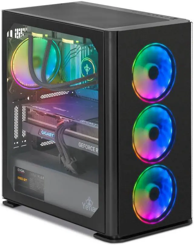 Main image of Yeyian Gaming Desktop YPI-YA27F0B-4701N Intel Core i7-12700F 16GB DDR4 1TB PCIe SSD GeForce RTX 4070 Windows 11 Home 64-bit