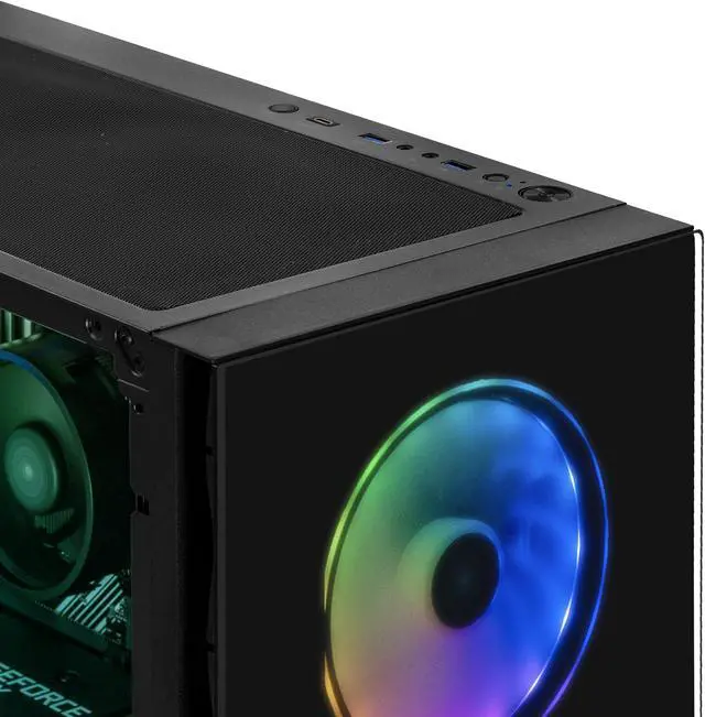 Alt view image 2 of 7 - Yeyian Gaming Desktop YPI-YA24F0B-46T1N Intel Core i5-12400F 16GB DDR4 1TB PCIe SSD GeForce RTX 4060 Ti Windows 11 Home 64-bit