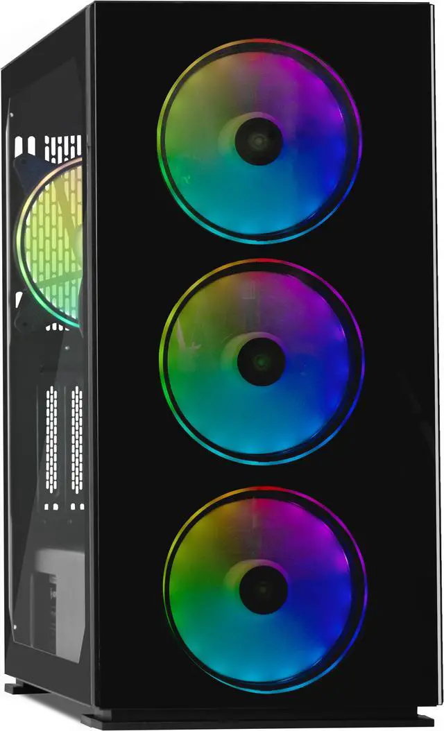 Alt view image 4 of 9 - Yeyian Yari Gaming Desktop PC, Intel Core i7-12700F, Nvidia RTX 4060Ti, 16GB DDR5 4800, 1TB NVMe SSD, Windows 11 Home 64-bit, YPI-YA27F0B-46T1N