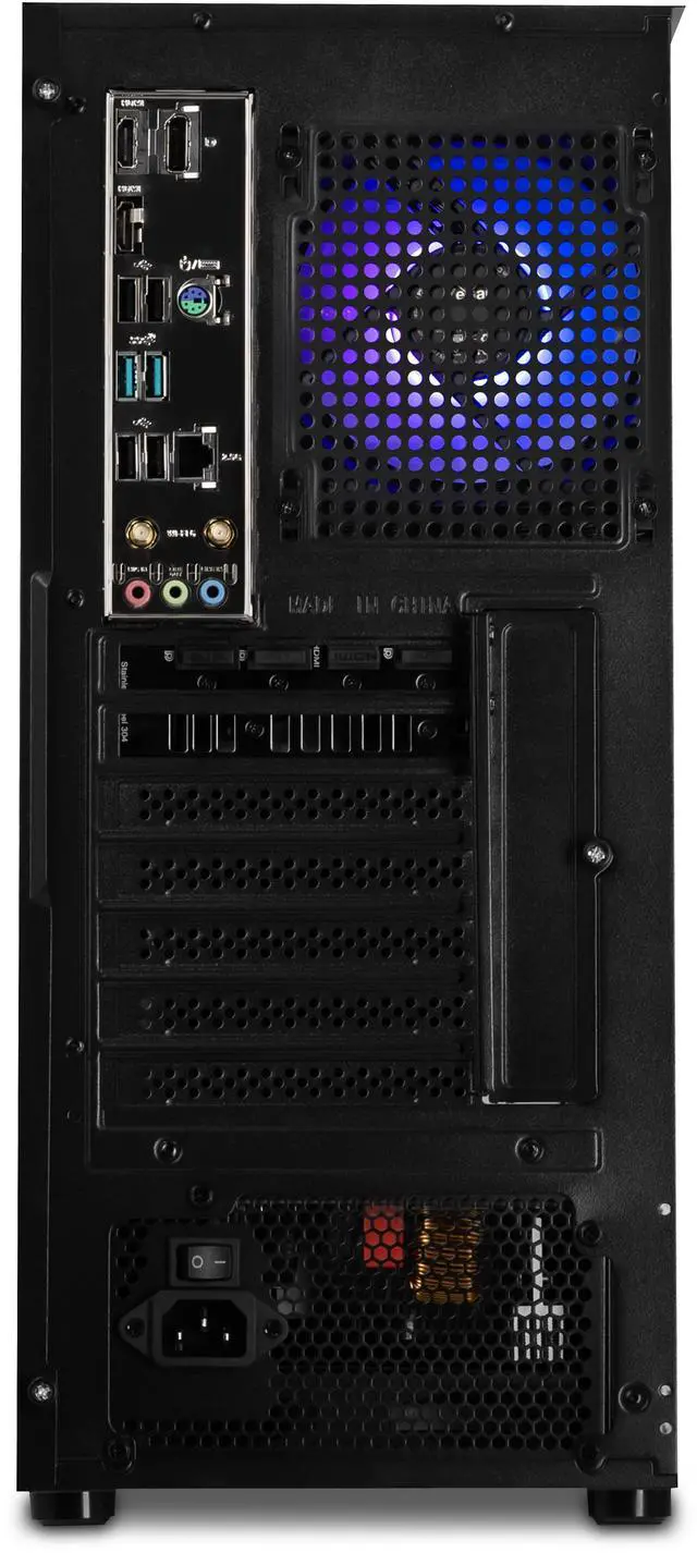 Alt view image 8 of 8 - Yeyian Tanto Gaming PC Desktop, Intel Core i5-13400F, Nvidia RTX 4060, 16GB DDR5 5600MHz, 1TB NVMe SSD, 650W Gold PSU, AC Wi-Fi, Windows 11 64-bit, YPI-TA34F0B-4601N