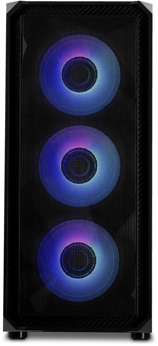 Alt view image 5 of 8 - Yeyian Tanto Gaming PC Desktop, Intel Core i5-13400F, Nvidia RTX 4060, 16GB DDR5 5600MHz, 1TB NVMe SSD, 650W Gold PSU, AC Wi-Fi, Windows 11 64-bit, YPI-TA34F0B-4601N