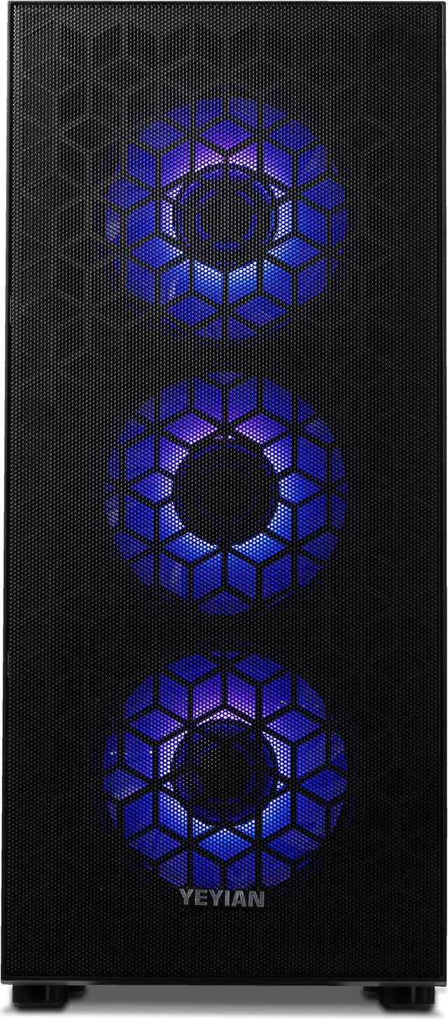 Alt view image 4 of 8 - Yeyian Yumi Gaming PC Desktop, Intel Core i7-12700F, Nvidia RTX 4060, 32GB DDR4 3200MHz, 1TB SSD, 650W Gold PSU, AC Wi-Fi, Windows 11 64-bit, YPI-YU27F0C-4601N
