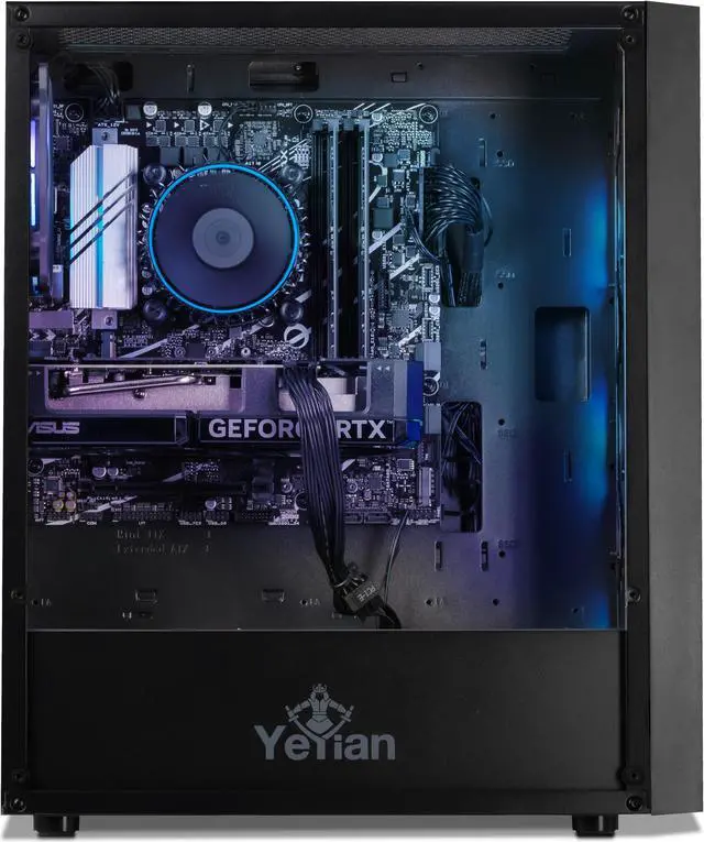 Alt view image 5 of 8 - Yeyian Yumi Gaming PC Desktop, Intel Core i7-12700F, Nvidia RTX 4060, 32GB DDR4 3200MHz, 1TB SSD, 650W Gold PSU, AC Wi-Fi, Windows 11 64-bit, YPI-YU27F0C-4601N