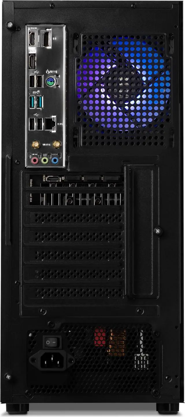 Alt view image 7 of 8 - Yeyian Yumi Gaming PC Desktop, Intel Core i7-12700F, Nvidia RTX 4060, 32GB DDR4 3200MHz, 1TB SSD, 650W Gold PSU, AC Wi-Fi, Windows 11 64-bit, YPI-YU27F0C-4601N