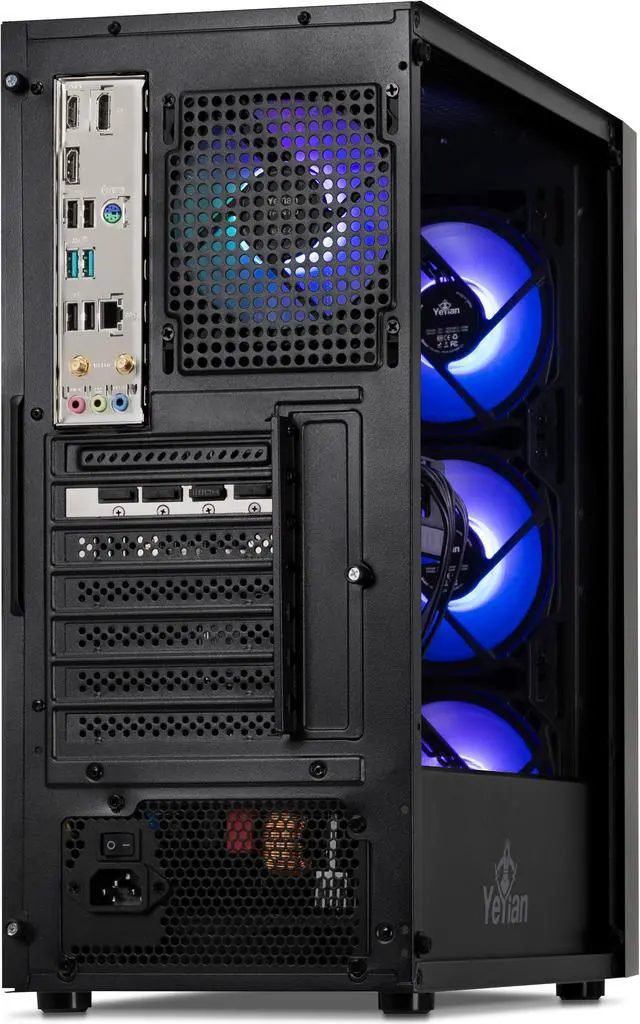 Alt view image 6 of 8 - Yeyian Yumi Gaming PC Desktop, Intel Core i7-12700F, Nvidia RTX 4060, 32GB DDR4 3200MHz, 1TB SSD, 650W Gold PSU, AC Wi-Fi, Windows 11 64-bit, YPI-YU27F0C-4601N