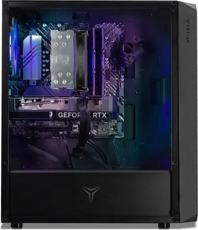 Alt view image 6 of 7 - Yeyian Tanto Gaming Desktop, Intel Core i5-13400F, 16GB DDR5, 1TB PCIe SSD, GeForce RTX 4070 SUPER, Windows 11 Home 64-bit, YPI-TA34F0B-47S1N