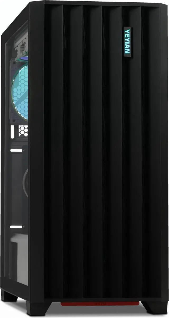 Alt view image 2 of 12 - Yeyian Gaming Desktop PHOENIX GLASS Intel Core i7 13th Gen 13700F (2.10GHz) NVIDIA GeForce RTX 4070 SUPER- AI Accelerated 16GB DDR5 1 TB PCIe SSD 120mm AIO Liquid 650W PSU Windows 11 Home 64-bit-YPI-PG37F0B-47S1N