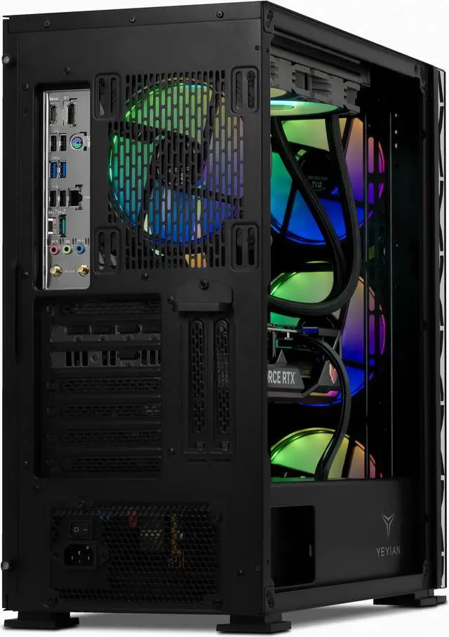Alt view image 5 of 9 - Yeyian Yari Gaming Desktop PC, Intel Core i7 13700F, Nvidia GeForce RTX 4070 Ti SUPER, 16GB DDR5, 1TB SSD, Windows 11 Home 64-bit, YPI-YA37F0B-47Y1N