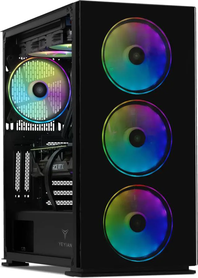 Main image of Yeyian Yari Gaming Desktop PC, Intel Core i7 13700F, Nvidia GeForce RTX 4070 Ti SUPER, 16GB DDR5, 1TB SSD, Windows 11 Home 64-bit, YPI-YA37F0B-47Y1N