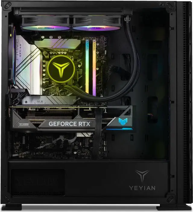 Alt view image 7 of 9 - Yeyian Yari Gaming Desktop PC, Intel Core i7 13700F, Nvidia GeForce RTX 4070 Ti SUPER, 16GB DDR5, 1TB SSD, Windows 11 Home 64-bit, YPI-YA37F0B-47Y1N