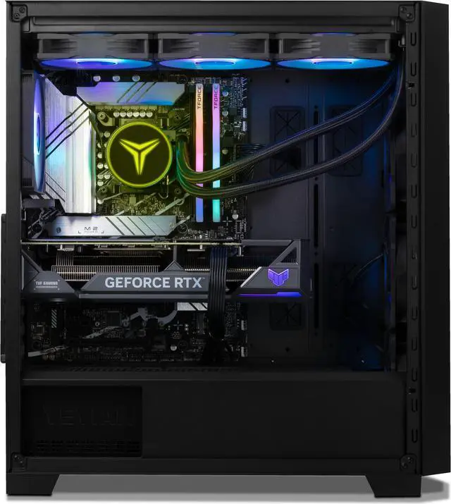 Alt view image 7 of 11 - Yeyian Phoenix Iron Mesh Gaming Desktop PC, Intel Core i9 14900KF, Nvidia RTX 4080 SUPER, 32GB DDR5 6000MHz, 2TB SSD, Windows 11 Home 64-bit, YPI-PM49KFC-48S1N