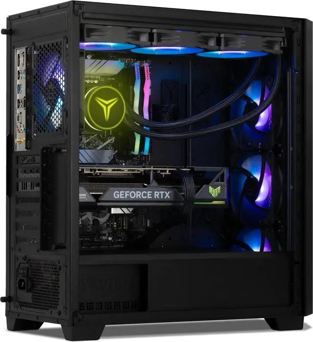 Alt view image 6 of 11 - Yeyian Phoenix Iron Mesh Gaming Desktop PC, Intel Core i9 14900KF, Nvidia RTX 4080 SUPER, 32GB DDR5 6000MHz, 2TB SSD, Windows 11 Home 64-bit, YPI-PM49KFC-48S1N
