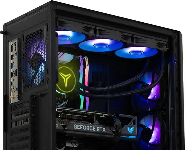 Alt view image 9 of 11 - Yeyian Phoenix Iron Mesh Gaming Desktop PC, Intel Core i9 14900KF, Nvidia RTX 4080 SUPER, 32GB DDR5 6000MHz, 2TB SSD, Windows 11 Home 64-bit, YPI-PM49KFC-48S1N