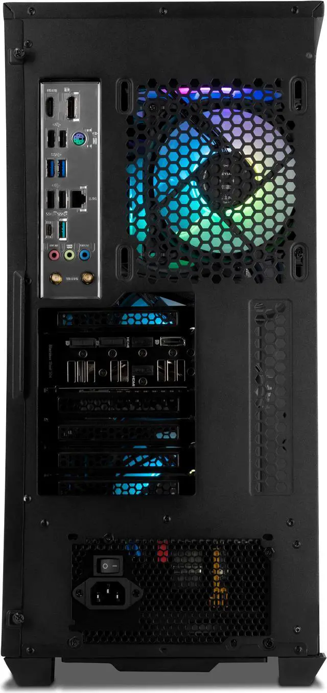 Alt view image 9 of 11 - Yeyian Mirage-S Gaming PC Desktop, Intel Core i9-13900KF, NVIDIA RTX 4070 Super - AI Accelerated, 32GB DDR5 6000MHz RGB, 1TB SSD, 750W Wi-Fi, Windows 11 64-bit, YPI-MS39KFC-47S1N