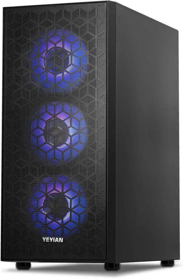 Alt view image 5 of 8 - Yeyian Yumi Gaming Desktop, Intel Core i5-14400F, RTX 4060 – AI Integrated, 32GB DDR4, 1TB SSD Gen 4.0, YPI-YU44F0C-4601N