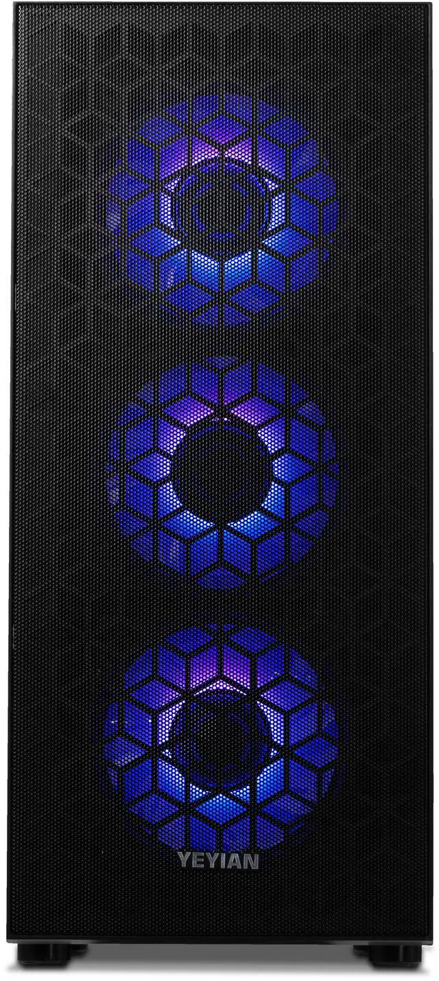 Alt view image 7 of 8 - Yeyian Yumi Gaming Desktop, Intel Core i5-14400F, RTX 4060 – AI Integrated, 32GB DDR4, 1TB SSD Gen 4.0, YPI-YU44F0C-4601N