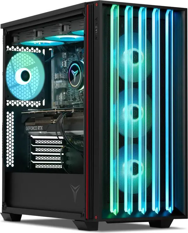 Alt view image 2 of 6 - Yeyian Mirage S Gaming Desktop PC, Intel Core Ultra 9 285K, Nvidia GeForce RTX 4080 SUPER, 32GB DDR5 6000MHz RGB, 2TB PCIe Gen 4.0 SSD, Windows 11 Home 64-bit, YPI-MS285K-48S1N
