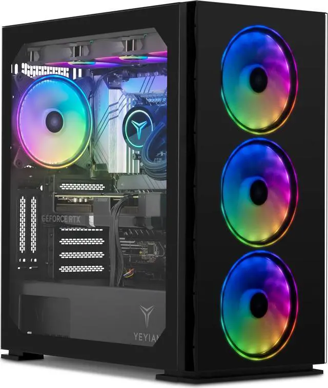 Main image of Yeyian Yari Gaming Desktop PC, Intel Core Ultra 9 285K, Nvidia GeForce RTX 4070 Ti SUPER, 32GB DDR5 6000MHz RGB, 2TB PCIe Gen 4.0 SSD, Windows 11 Home 64-bit, YPI-YA285K-47T1N