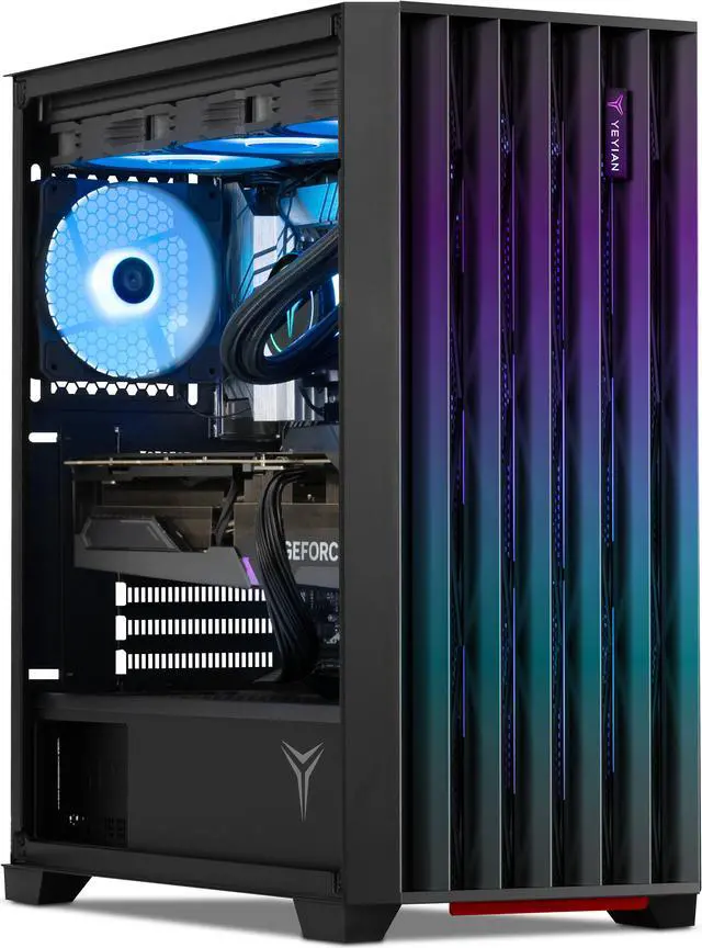 Main image of Yeyian Phoenix Iron Mesh Gaming Desktop PC Intel Core Ultra 9 285K Nvidia RTX 5080 32GB DDR5 RGB 6000MHz 2TB SSD Windows 11 Home 64-bit, YPI-PM285KC-5801N