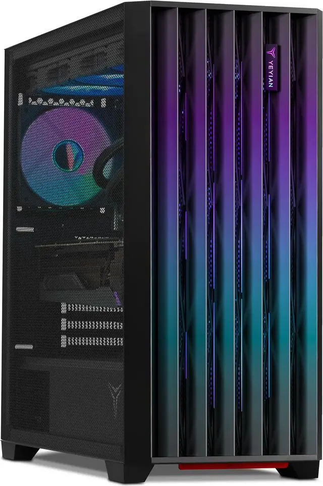 Alt view image 2 of 8 - Yeyian Gaming Desktop PC PHOENIX MESH YPA-PM980DC-5801N AMD Ryzen 7 9800X3D 32GB DDR5 2TB SSD GeForce RTX 5080 Windows 11 Home