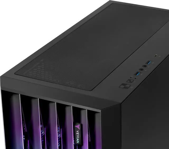 Alt view image 8 of 8 - Yeyian Gaming Desktop PC PHOENIX MESH YPA-PM980DC-5801N AMD Ryzen 7 9800X3D 32GB DDR5 2TB SSD GeForce RTX 5080 Windows 11 Home