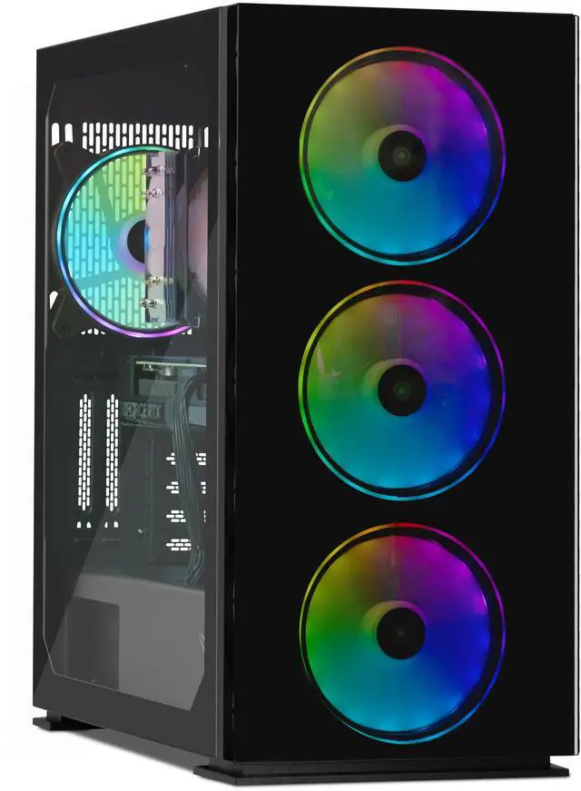 Alt view image 2 of 9 - Yeyian Gaming Desktop PC YARI Intel Core Ultra 5 225F GeForce RTX 5070 – Ai Powered 32GB DDR5 6000MHz RGB 1 TB NVMe SSD Windows 11 Home - YPI-YA225FC-5701N