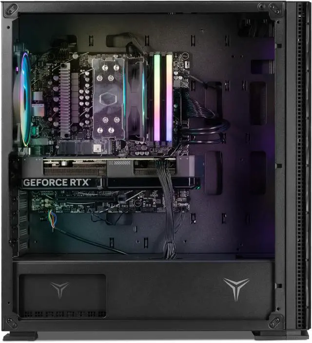 Alt view image 7 of 9 - Yeyian Gaming Desktop PC YARI Intel Core Ultra 5 225F GeForce RTX 5070 – Ai Powered 32GB DDR5 6000MHz RGB 1 TB NVMe SSD Windows 11 Home - YPI-YA225FC-5701N