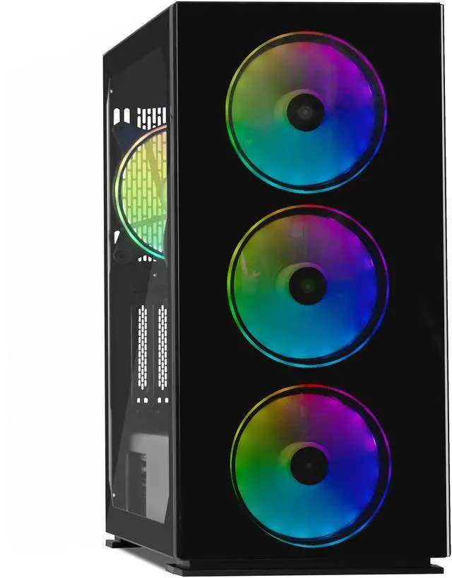 Alt view image 5 of 9 - Yeyian Gaming Desktop PC YARI Intel Core Ultra 5 225F GeForce RTX 5070 – Ai Powered 32GB DDR5 6000MHz RGB 1 TB NVMe SSD Windows 11 Home - YPI-YA225FC-5701N