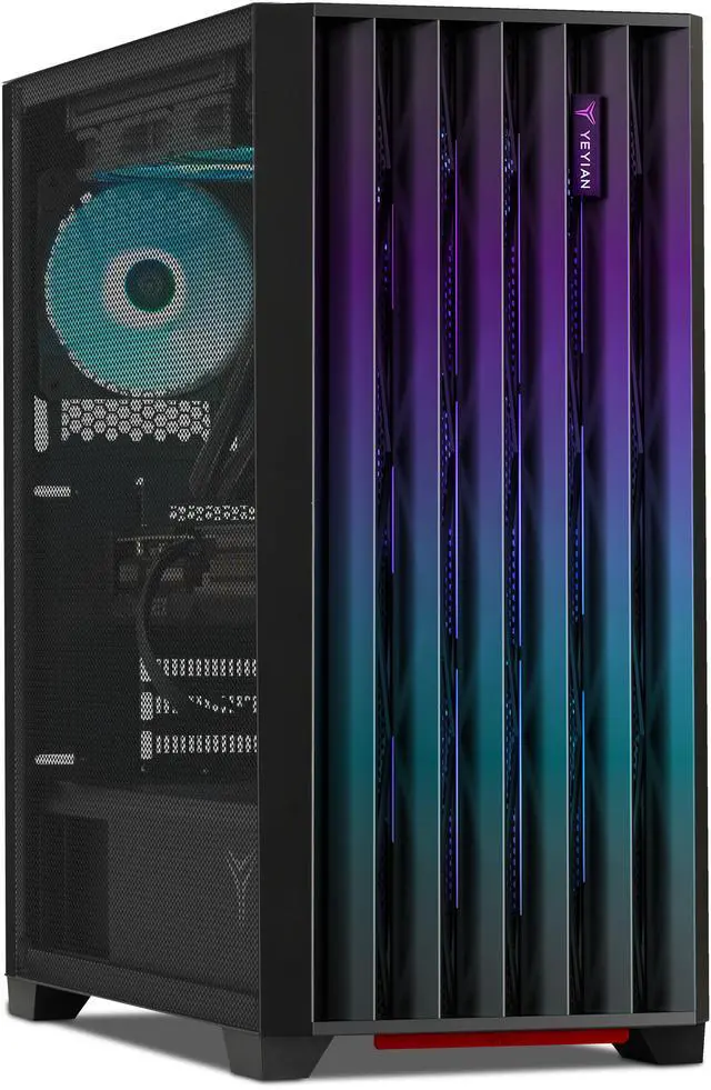 Alt view image 2 of 8 - Yeyian Gaming Desktop PC PHOENIX Iron Mesh AMD Ryzen 7 9700X GeForce RTX 5070 – AI Powered 32GB DDR5 6000MHz RGB 1 TB NVMe SSD 240mm AIO Windows 11 Home - YPA-PM970XC-5701N