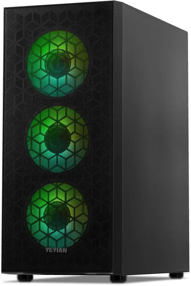 Alt view image 5 of 8 - YEYIAN Gaming Desktop PC YUMI INTEL Core i5-14400F GeForce RTX5060 8GB 16GB DDR5 1TB SSD 650W Gold PSU Windows 11 Home