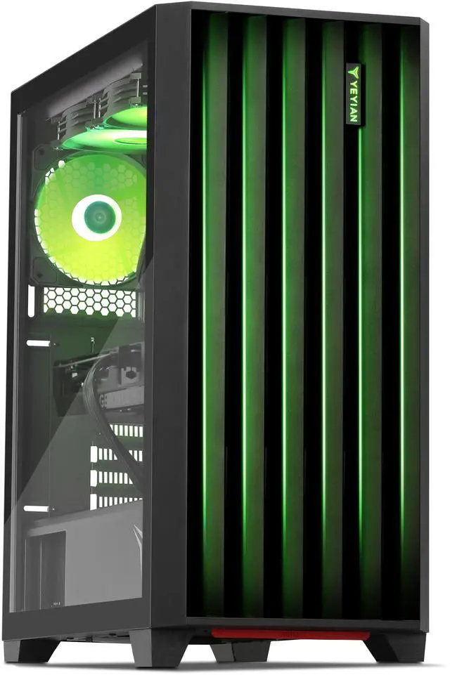 Main image of Yeyian Gaming Desktop PC WARRIORS PHOENIX MESH AMD Ryzen 7 7800X3D 32GB DDR5 1TB NVMe SSD GeForce RTX 5070 Windows 11 Home