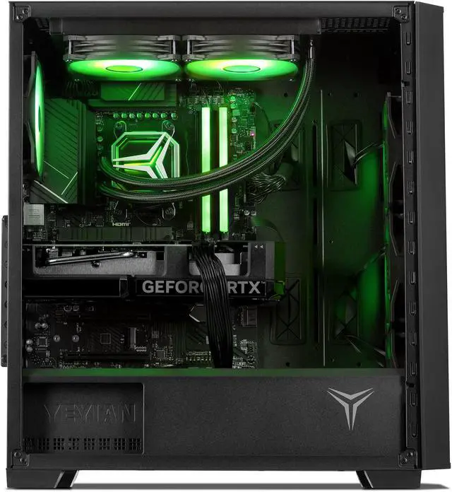 Alt view image 5 of 6 - Yeyian Gaming Desktop PC WARRIORS PHOENIX MESH AMD Ryzen 7 7800X3D 32GB DDR5 1TB NVMe SSD GeForce RTX 5070 Windows 11 Home