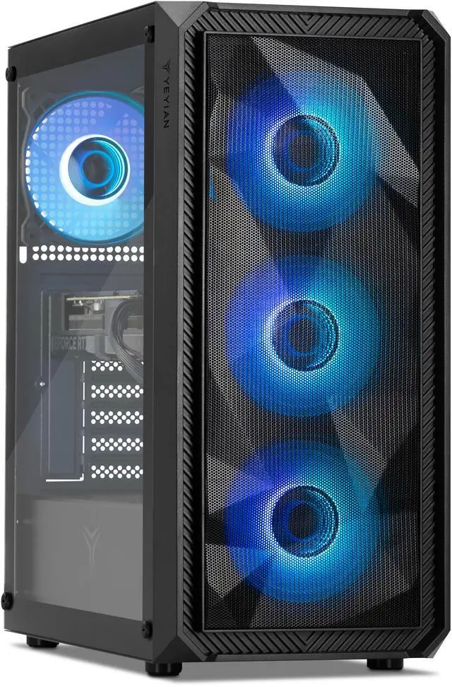 Main image of YEYIAN Gaming Desktop PC TANTO INTEL Core i5-14400F GeForce RTX5050 8GB 16GB DDR5 1TB SSD 650W Gold PSU Windows 11 Home