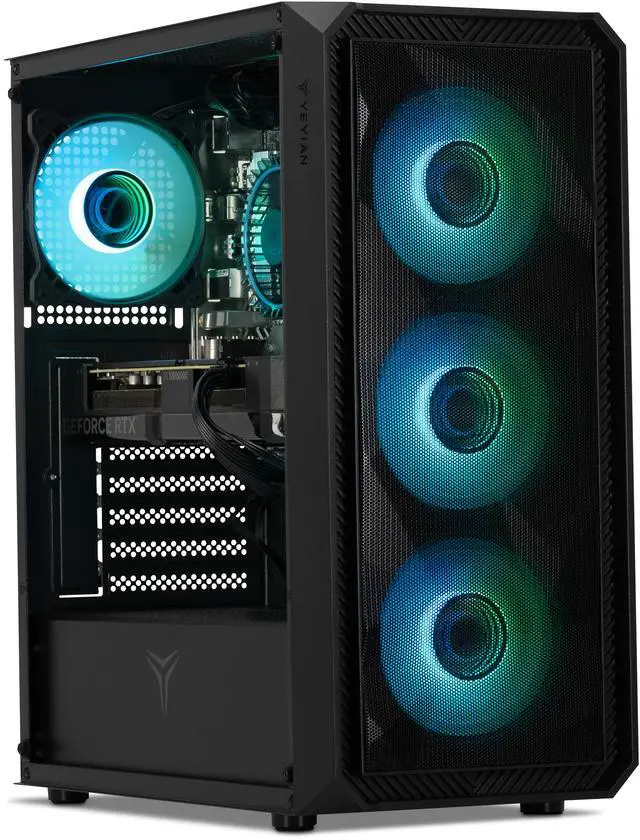 Alt view image 2 of 8 - YEYIAN Gaming Desktop PC TANTO INTEL Core i5-14400F GeForce RTX5050 8GB 16GB DDR5 1TB SSD 650W Gold PSU Windows 11 Home