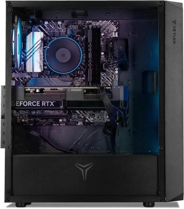 Alt view image 6 of 8 - YEYIAN Gaming Desktop PC TANTO INTEL Core i5-14400F GeForce RTX5050 8GB 16GB DDR5 1TB SSD 650W Gold PSU Windows 11 Home