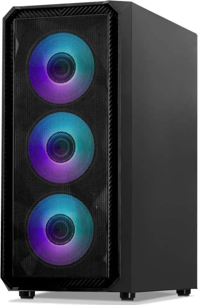 Alt view image 3 of 8 - YEYIAN Gaming Desktop PC TANTO INTEL Core i5-14400F GeForce RTX5050 8GB 16GB DDR5 1TB SSD 650W Gold PSU Windows 11 Home