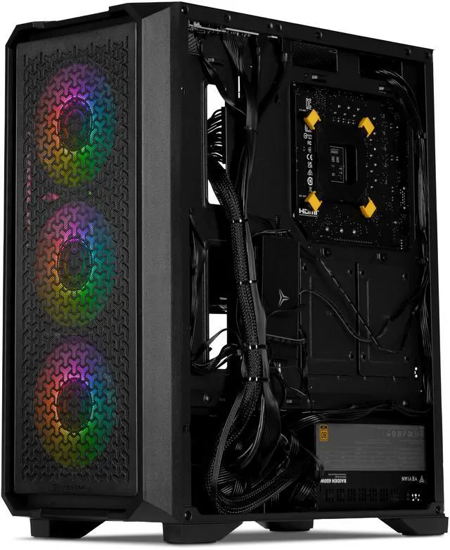 Alt view image 11 of 13 - YEYIAN Gaming Desktop PC Vault Intel Core i7-14700F 32GB DDR5 1TB PCIe SSD GeForce RTX 5060 Windows 11 Home - YPI-VA47F0C-5601N