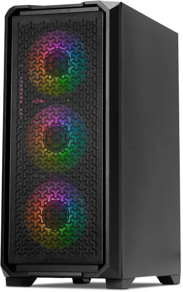 Alt view image 4 of 13 - YEYIAN Gaming Desktop PC Vault Intel Core i7-14700F 32GB DDR5 1TB PCIe SSD GeForce RTX 5060 Windows 11 Home - YPI-VA47F0C-5601N