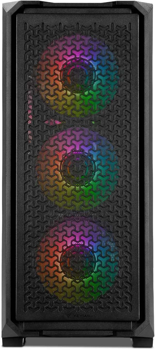 Alt view image 3 of 13 - YEYIAN Gaming Desktop PC Vault Intel Core i7-14700F 32GB DDR5 1TB PCIe SSD GeForce RTX 5060 Windows 11 Home - YPI-VA47F0C-5601N